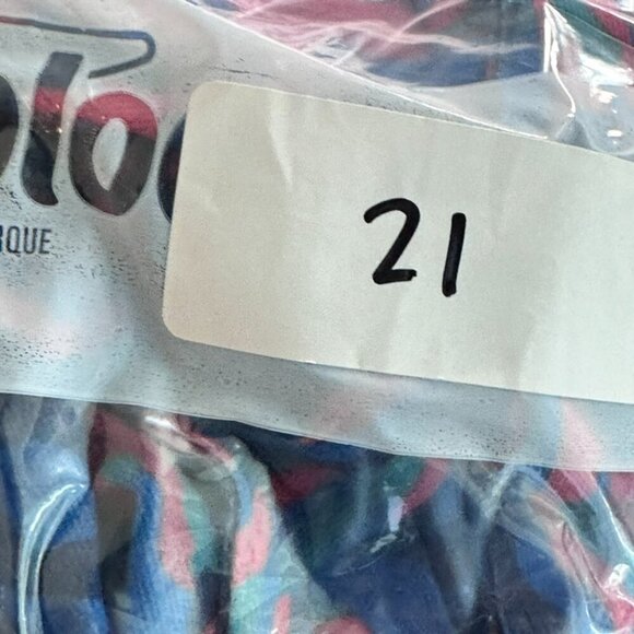 Anthropologie Porridge Iris Wrap Mini Skirt Spring Summer Pink Blue Size XS NWT - Picture 12 of 12